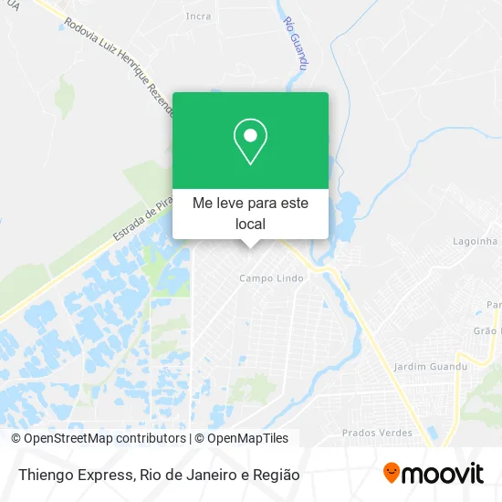 Thiengo Express mapa