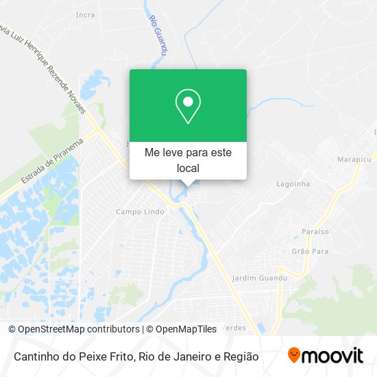 Cantinho do Peixe Frito mapa