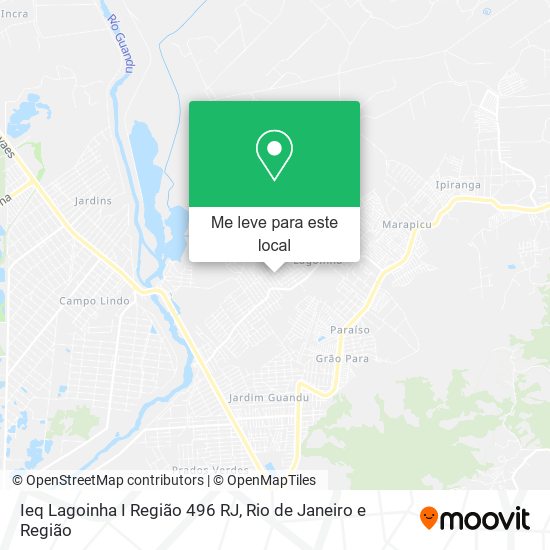 Ieq Lagoinha I Região 496 RJ mapa