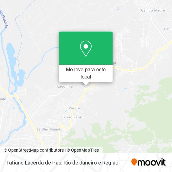Tatiane Lacerda de Pau mapa