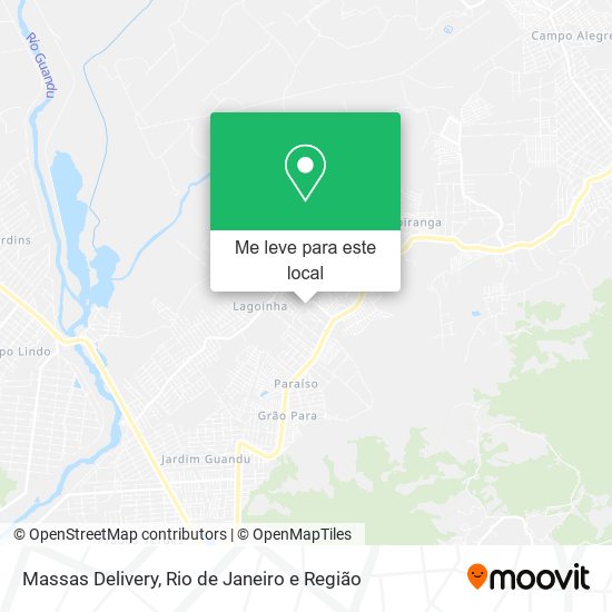 Massas Delivery mapa