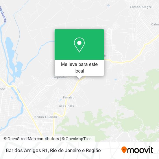 Bar dos Amigos R1 mapa