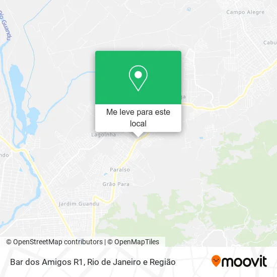 Bar dos Amigos R1 mapa
