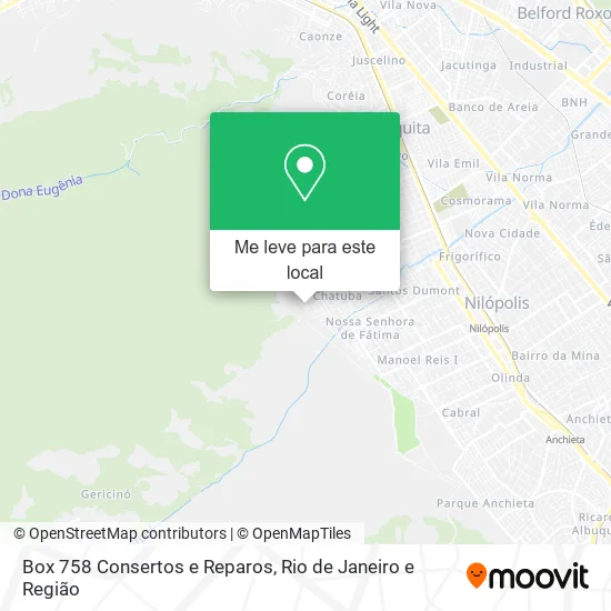 Box 758 Consertos e Reparos mapa
