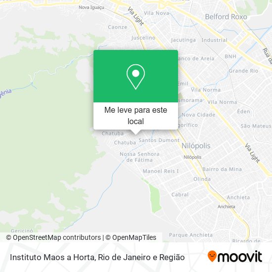 Instituto Maos a Horta mapa