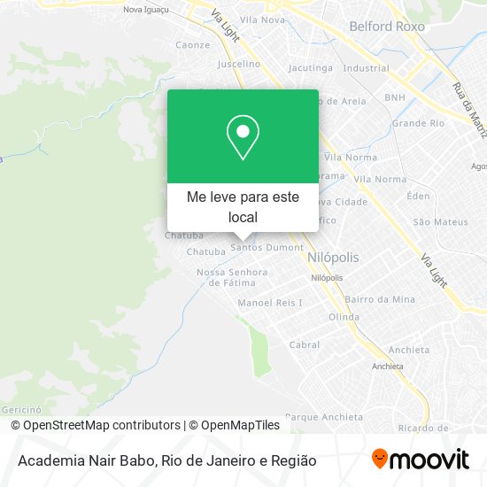 Academia Nair Babo mapa