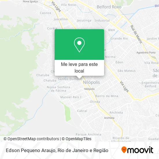 Edson Pequeno Araujo mapa
