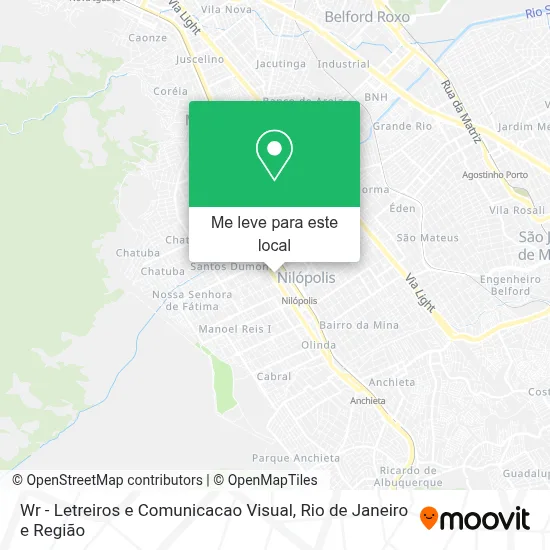 Wr - Letreiros e Comunicacao Visual mapa