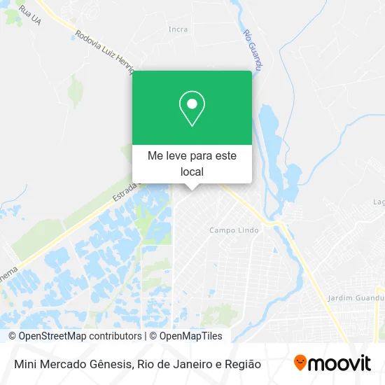 Mini Mercado Gênesis mapa