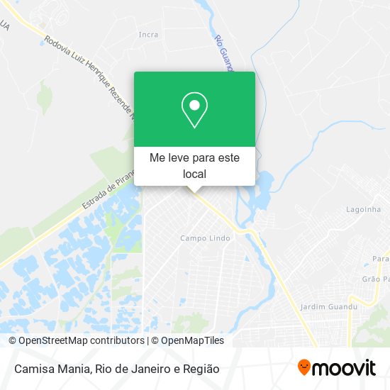 Camisa Mania mapa