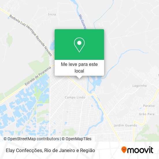 Elay Confecções mapa