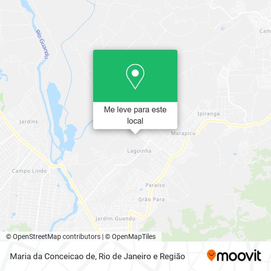 Maria da Conceicao de mapa