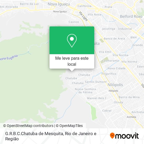 G.R.B.C.Chatuba de Mesquita mapa