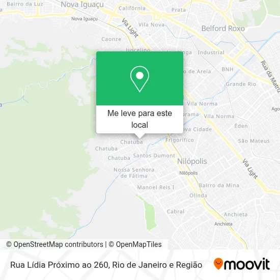 Rua Lídia Próximo ao 260 mapa