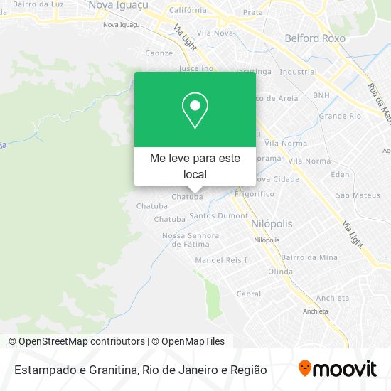Estampado e Granitina mapa