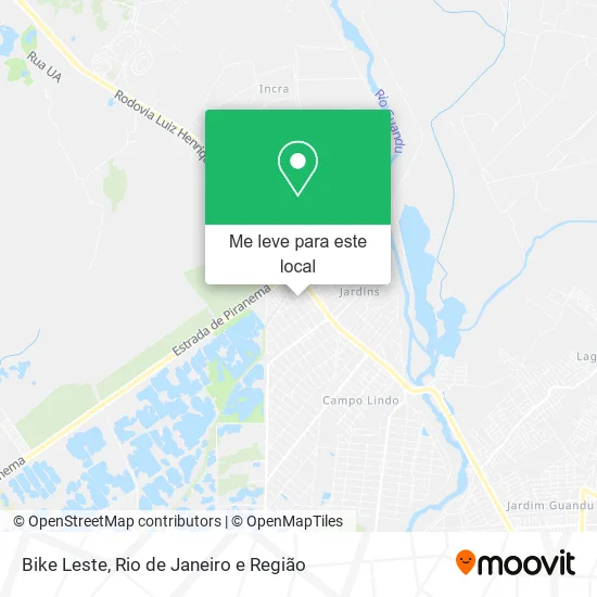 Bike Leste mapa
