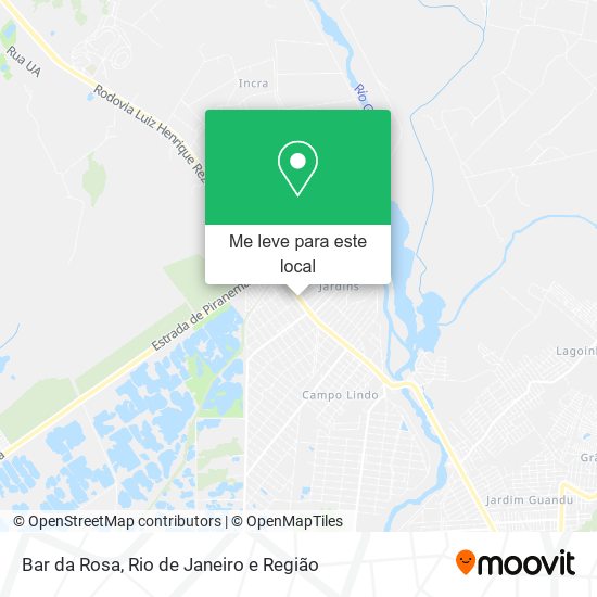 Bar da Rosa mapa