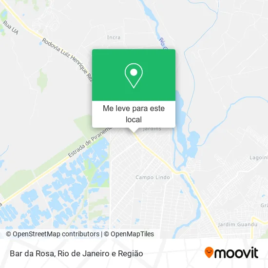 Bar da Rosa mapa