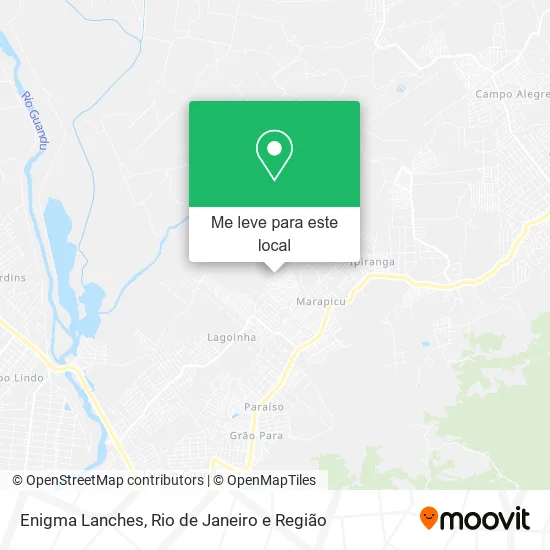 Enigma Lanches mapa