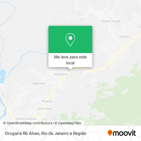Drogaria Rb Alves mapa