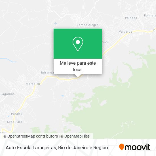 Auto Escola Laranjeiras mapa