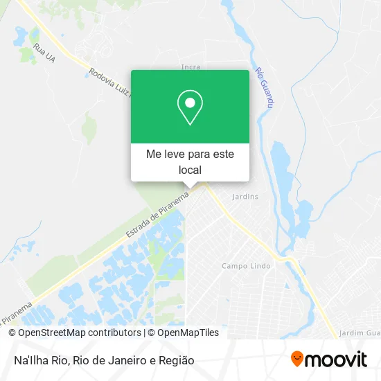 Na'Ilha Rio mapa