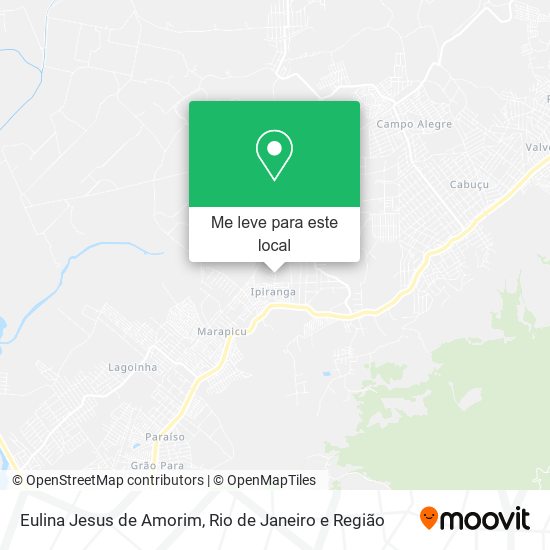 Eulina Jesus de Amorim mapa
