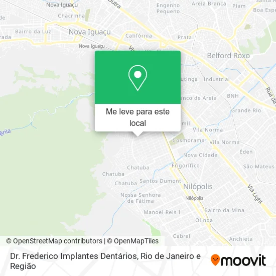 Dr. Frederico Implantes Dentários mapa
