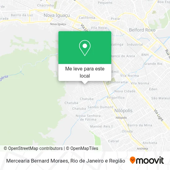 Mercearia Bernard Moraes mapa