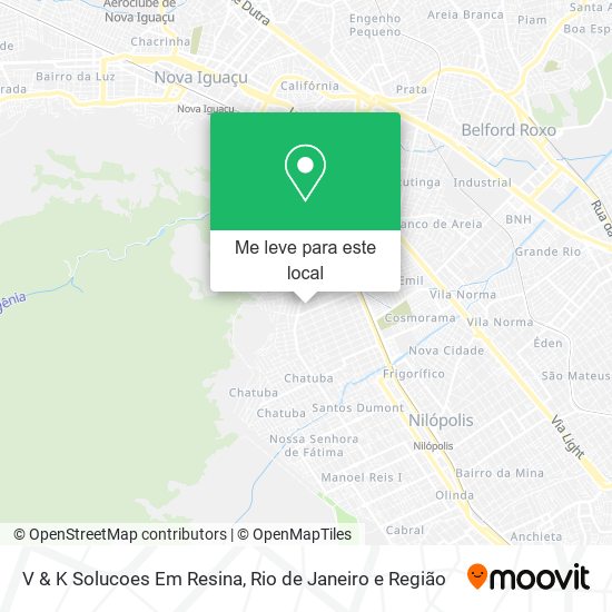 V & K Solucoes Em Resina mapa