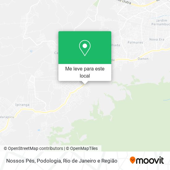 Nossos Pés, Podologia mapa