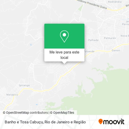 Banho e Tosa Cabuçu mapa