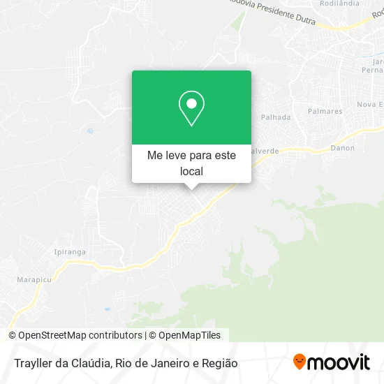 Trayller da Claúdia mapa