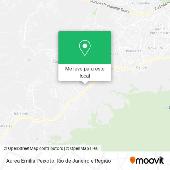 Aurea Emília Peixoto mapa