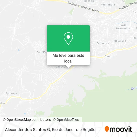 Alexander dos Santos G mapa