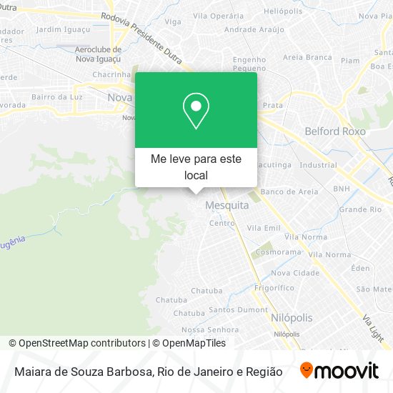 Maiara de Souza Barbosa mapa