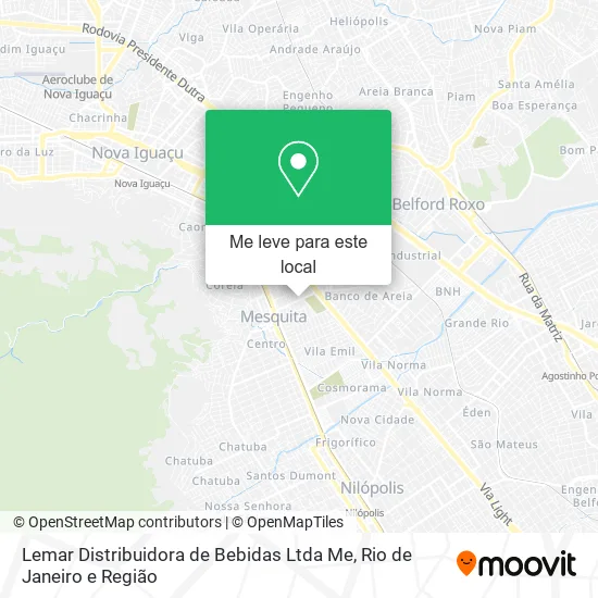 Lemar Distribuidora de Bebidas Ltda Me mapa