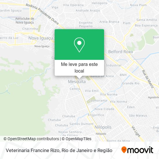 Veterinaria Francine Rizo mapa