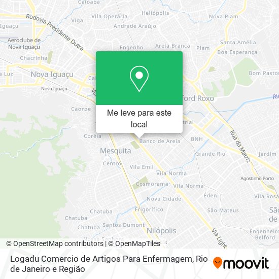 Logadu Comercio de Artigos Para Enfermagem mapa