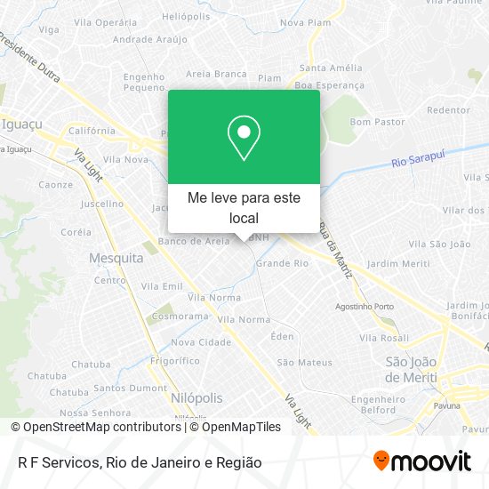 R F Servicos mapa