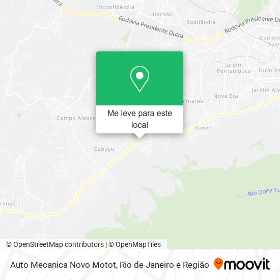 Auto Mecanica Novo Motot mapa