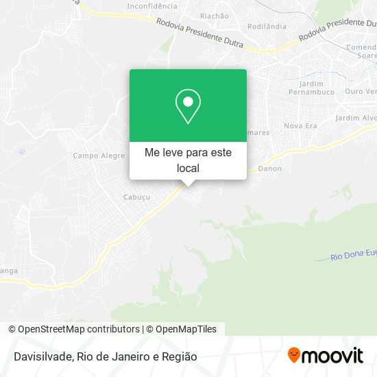 Davisilvade mapa