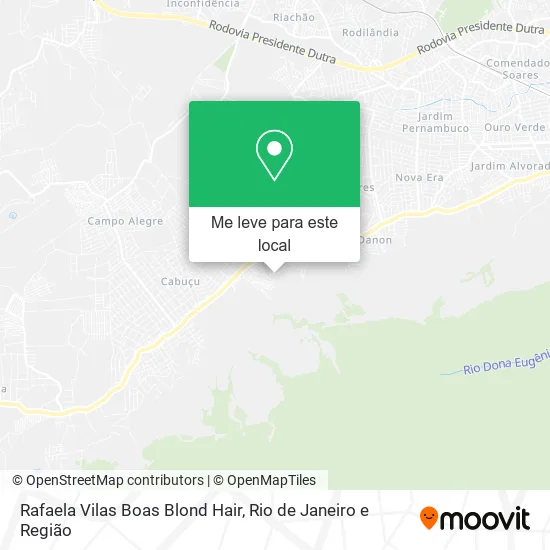 Rafaela Vilas Boas Blond Hair mapa
