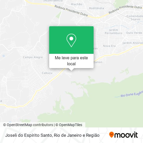Joseli do Espírito Santo mapa