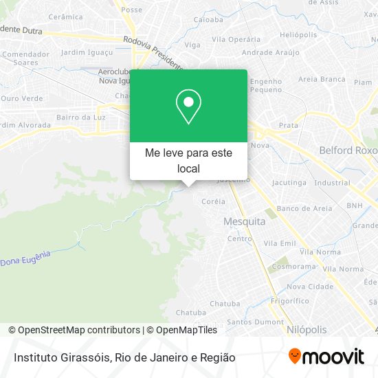 Instituto Girassóis mapa