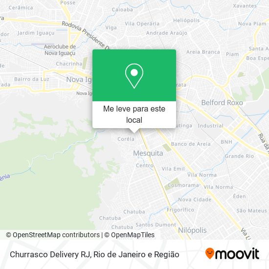 Churrasco Delivery RJ mapa