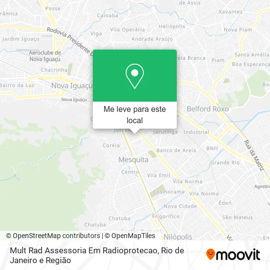 Mult Rad Assessoria Em Radioprotecao mapa