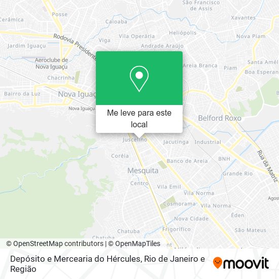 Depósito e Mercearia do Hércules mapa