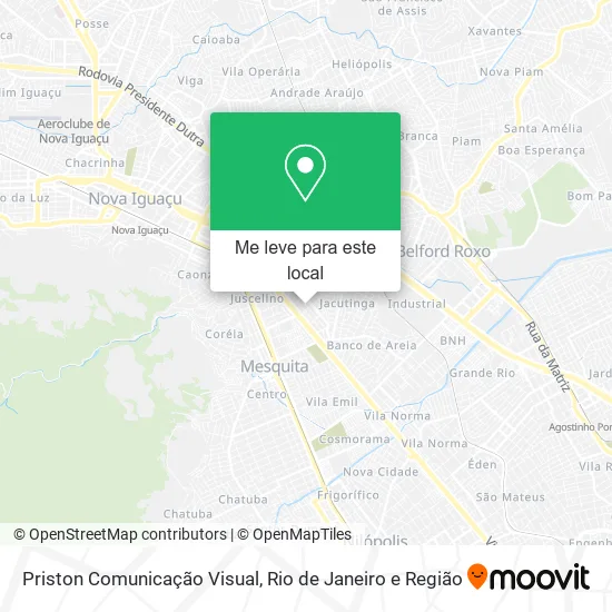 Priston Comunicação Visual mapa