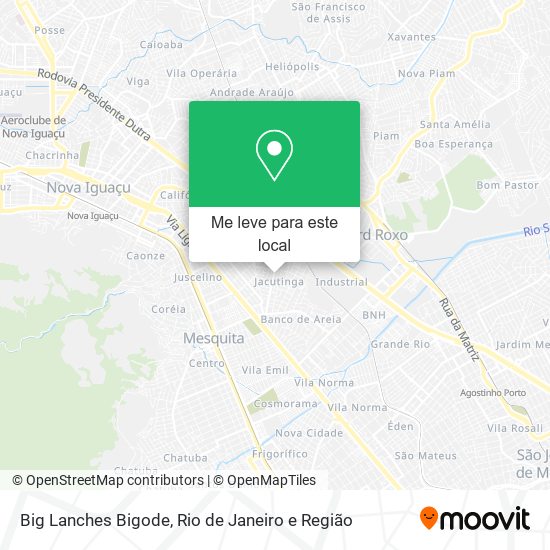 Big Lanches Bigode mapa